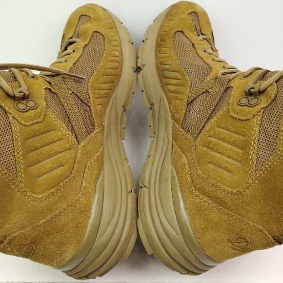 Danner FullBore Boots Suede Leather Coyote Hot Vibram 20512 Men's 13 D - Picture 10 of 12